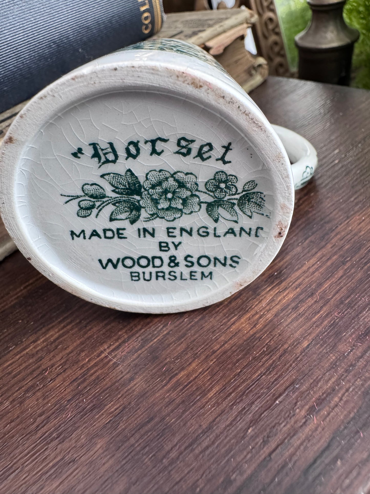 Dorset Green Pattern Creamer