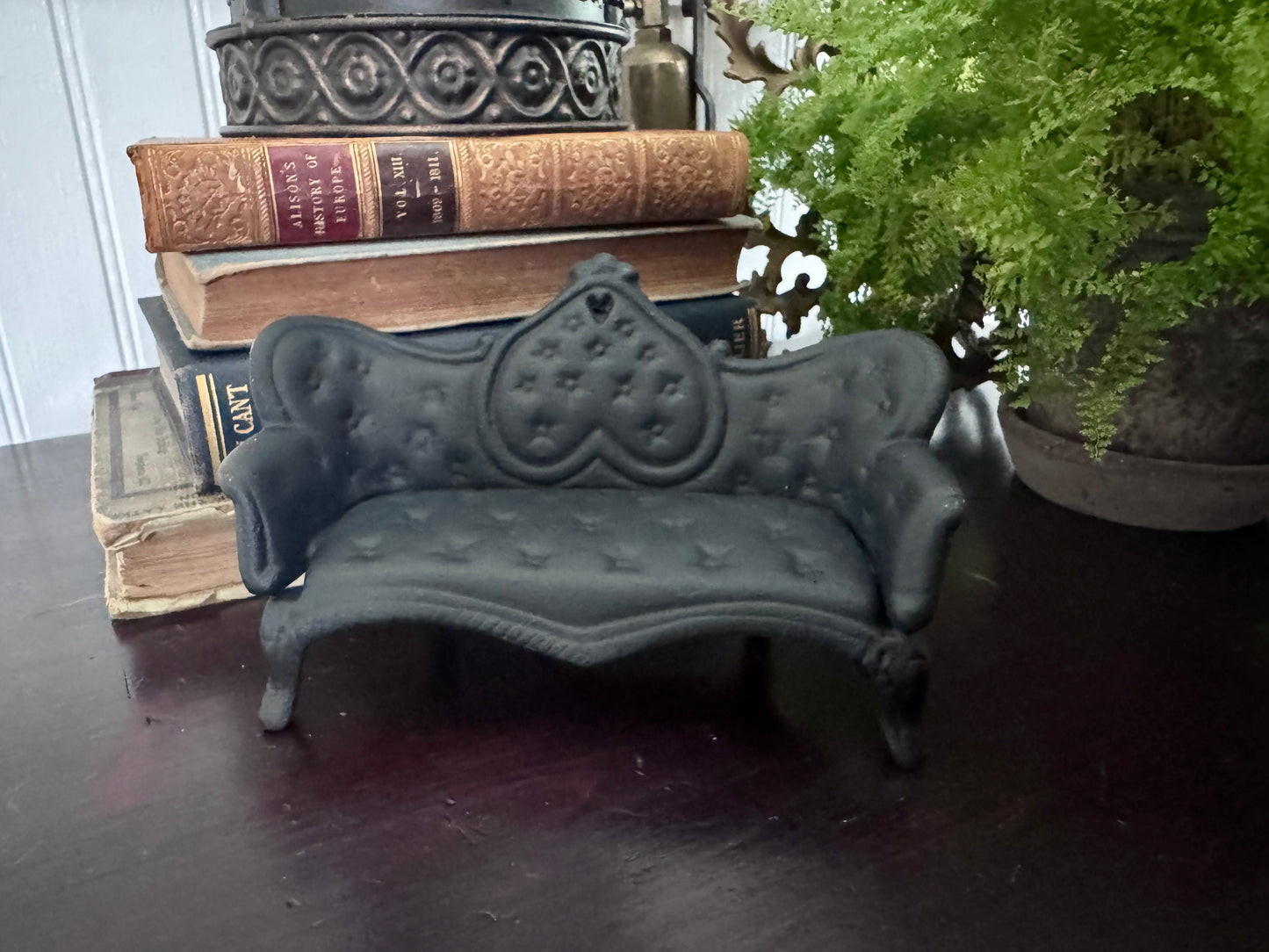 Cast Iron Miniature Sofa