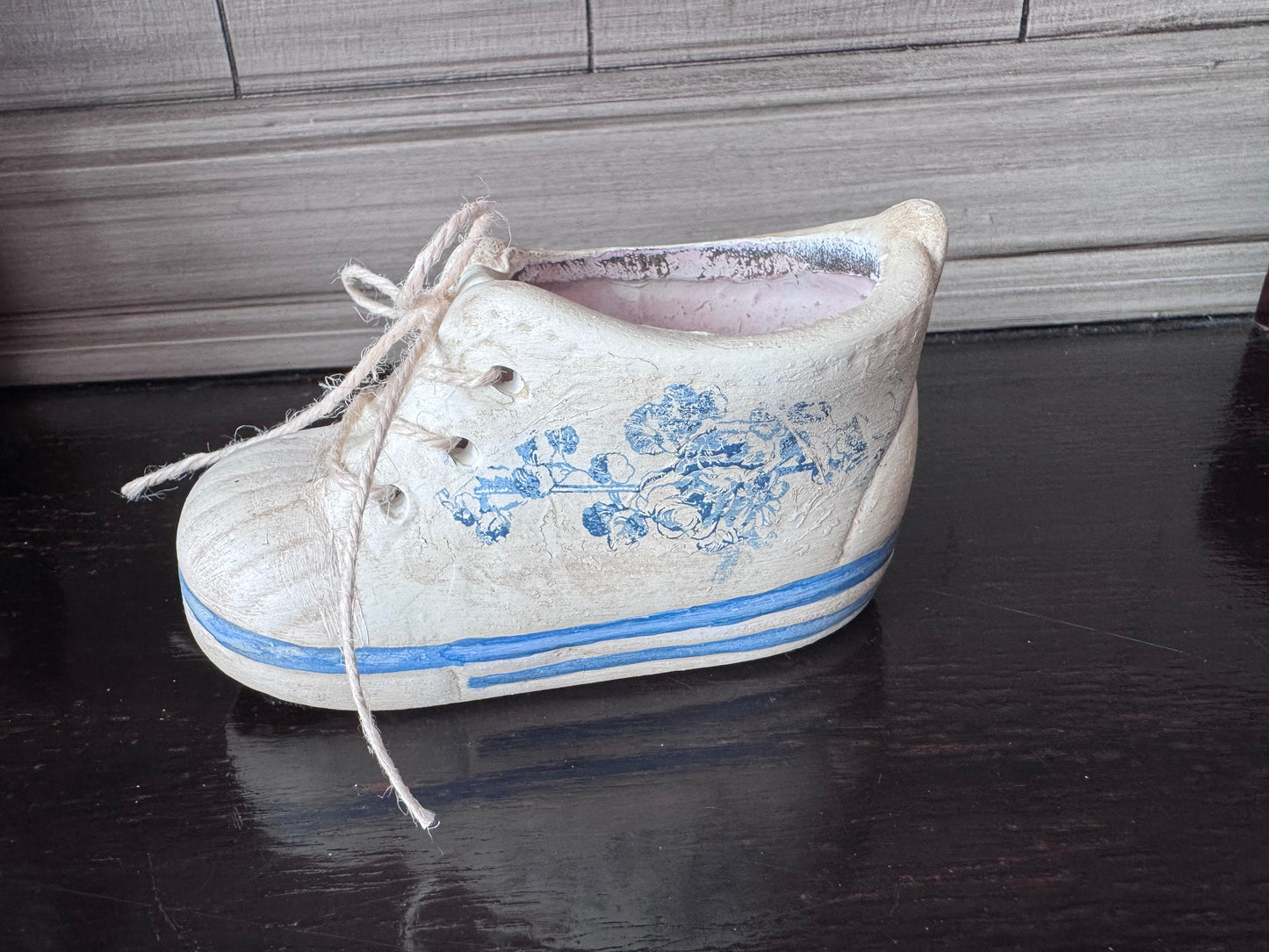 Hand Painted Ceramic Converse Shoe