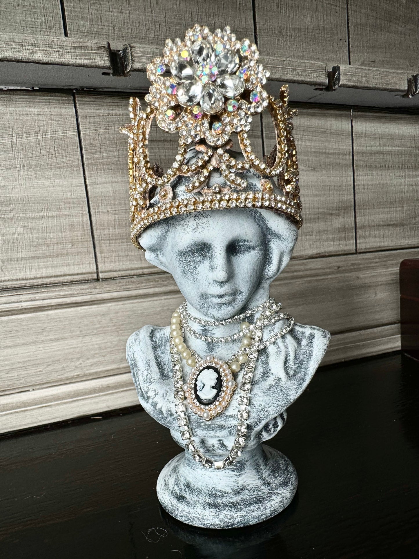 Bust Statue with Crown