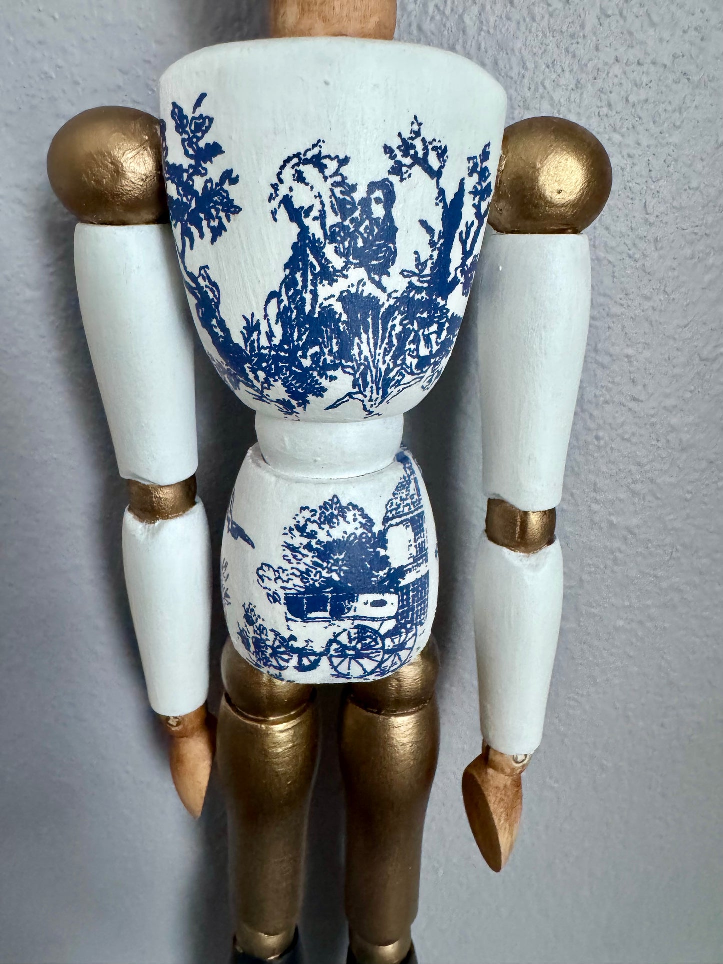 Solider Mannequin - Blue & White