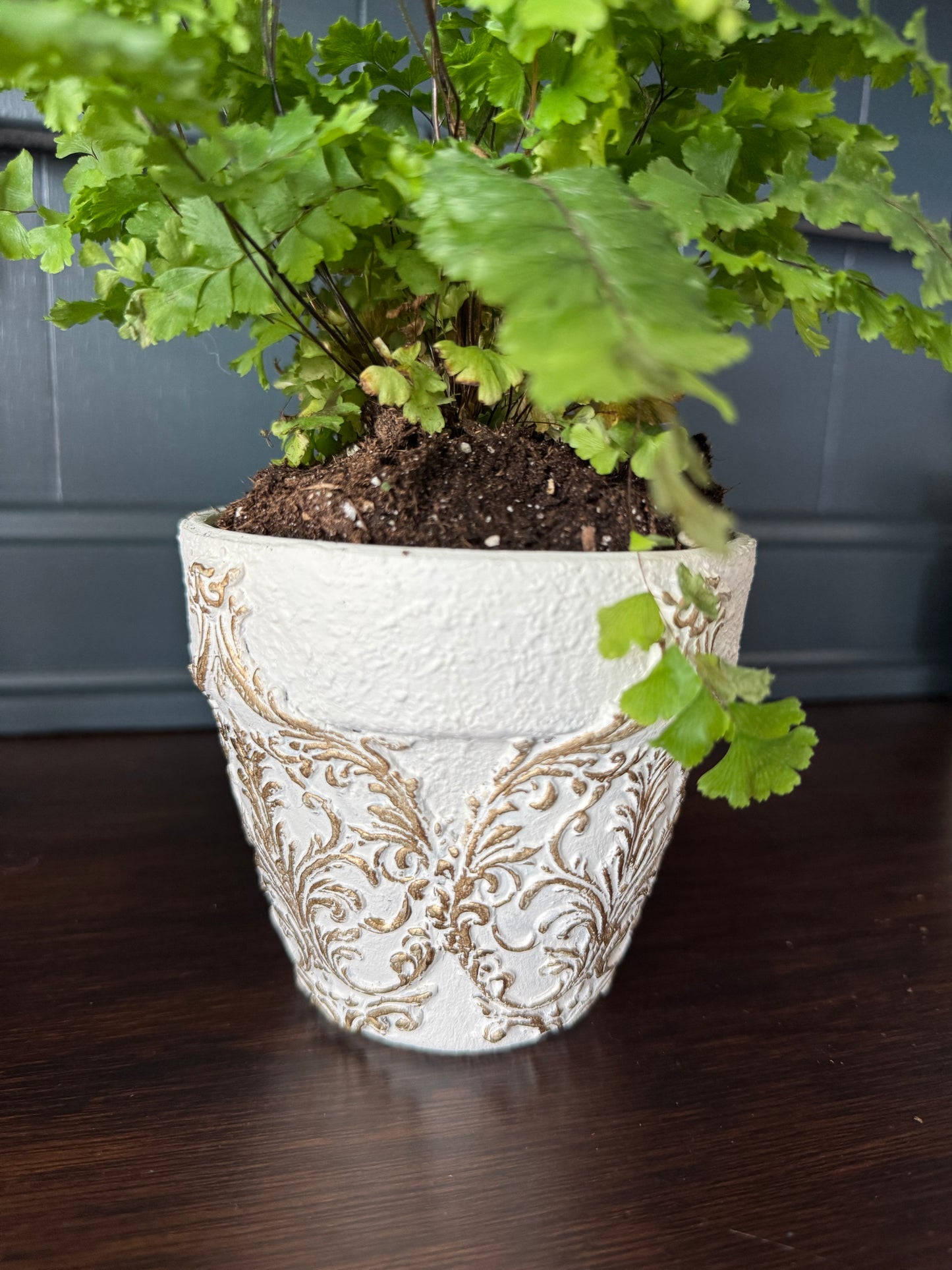 Hand Painted Terracotta Pot