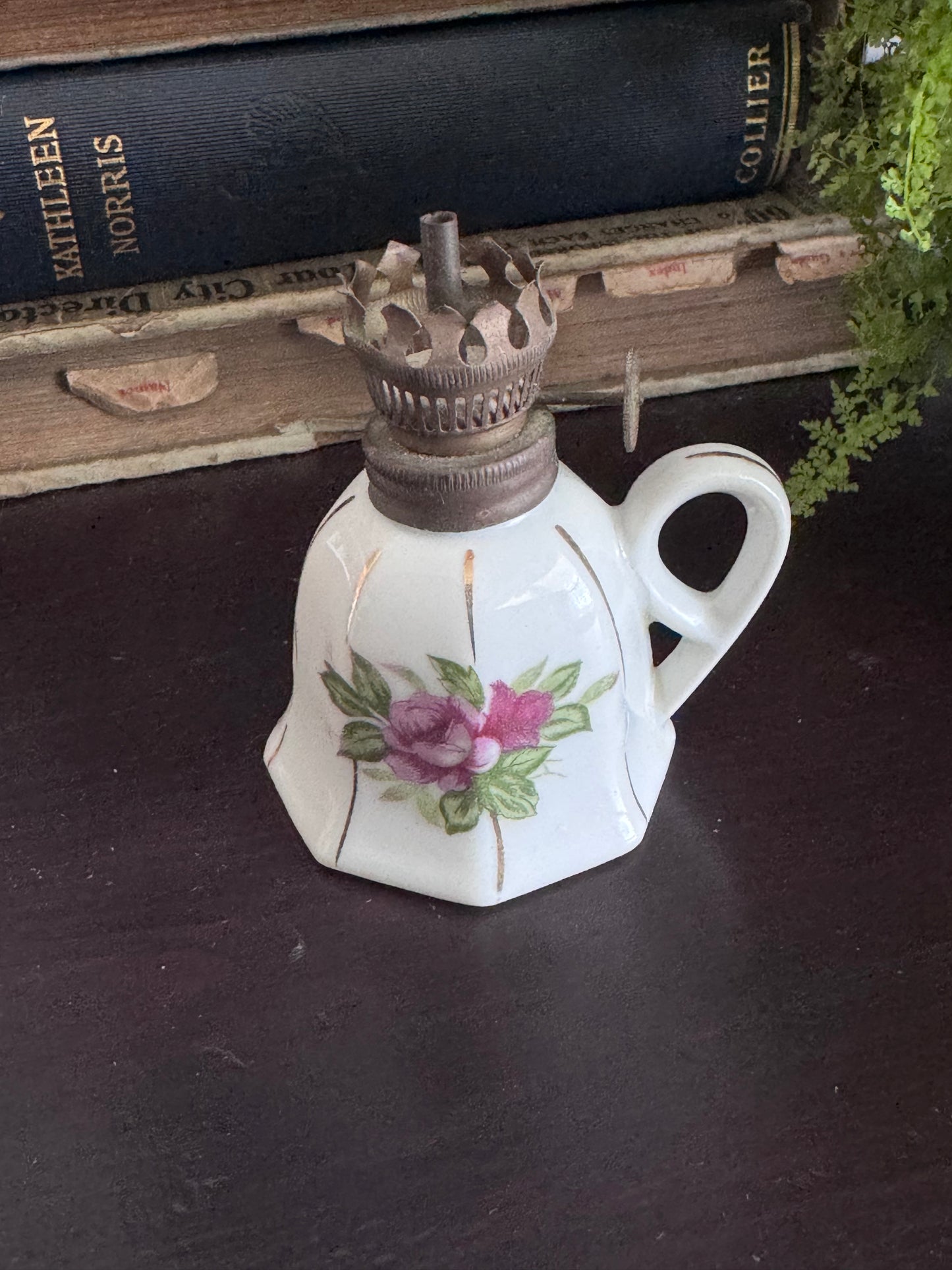 Porcelain Mini Oil Lamp