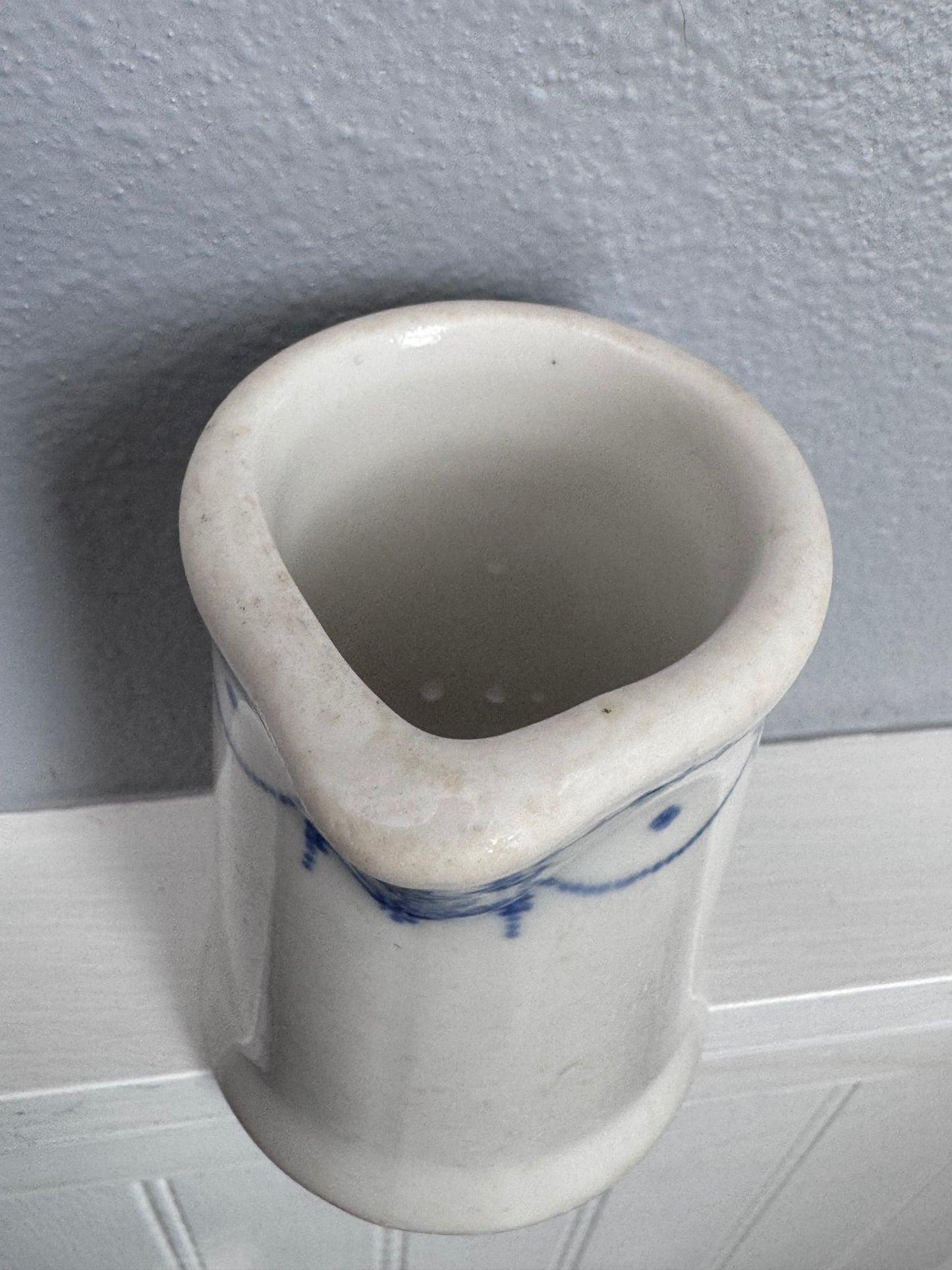 Blue & White Antique Creamer