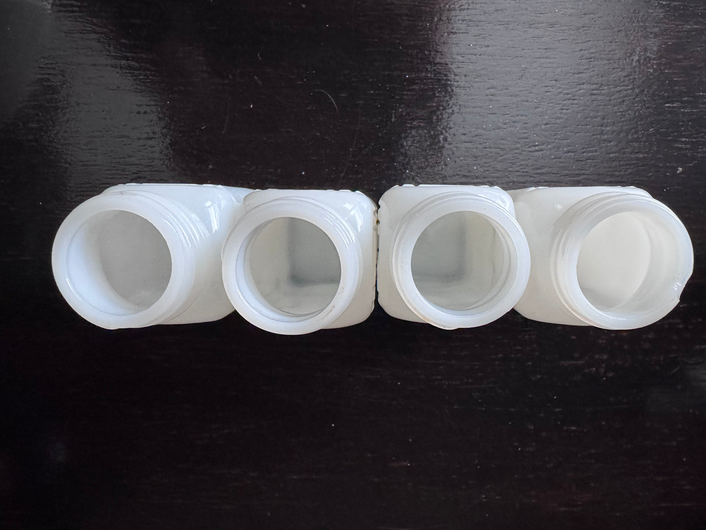Milk Glass Spice Jars (Set of 4)