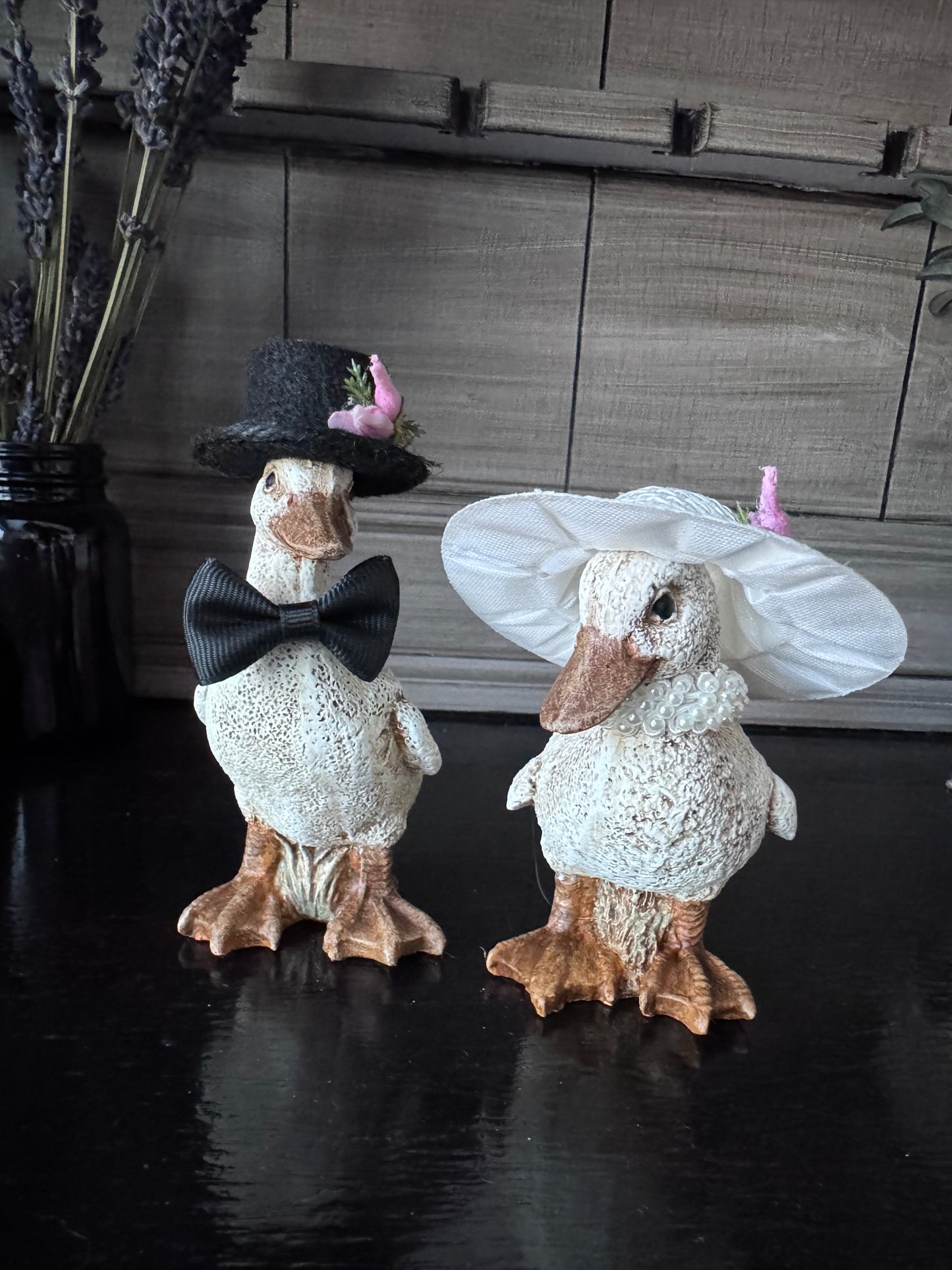 Set of Ducks in Hats