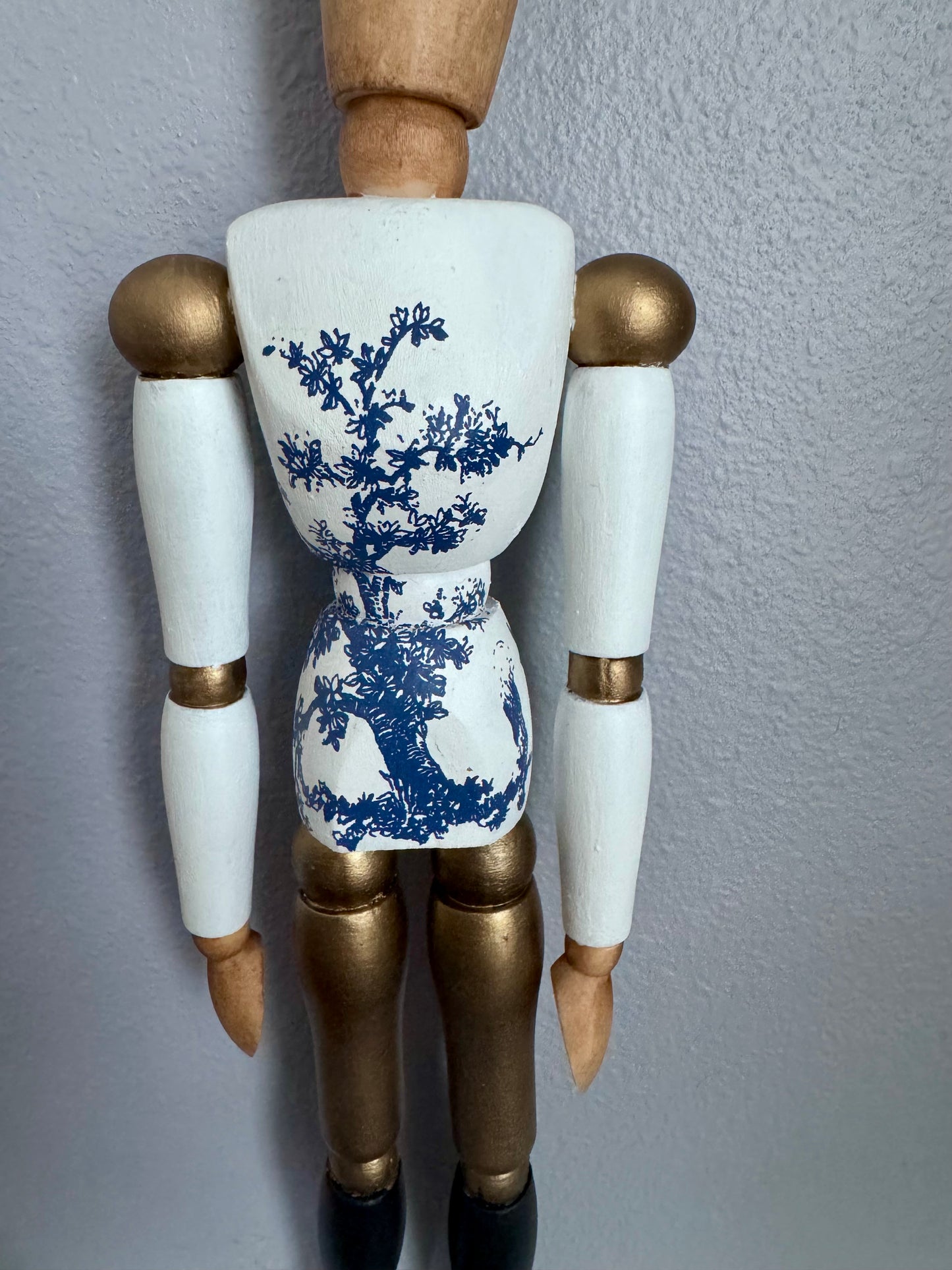 Solider Mannequin - Blue & White