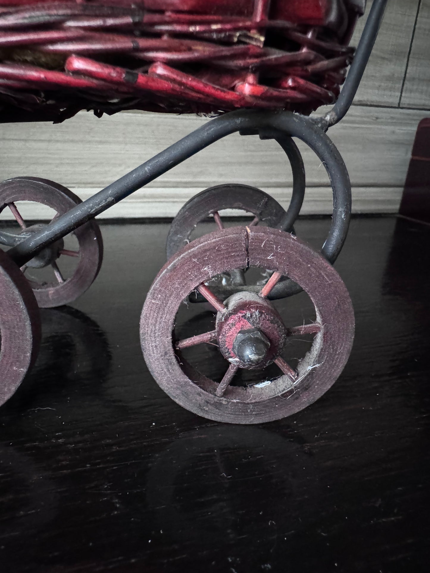 Wicker Doll Stroller