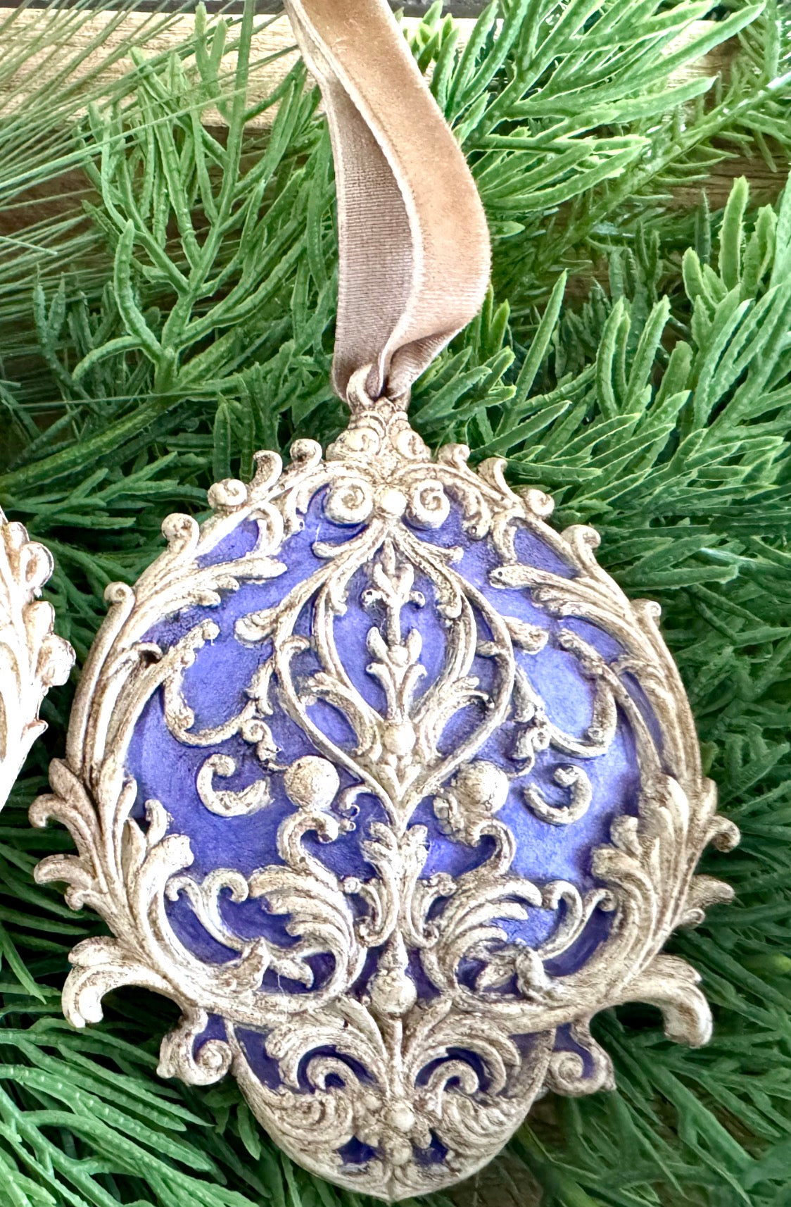 French Style Christmas Ornaments (5 color options available)