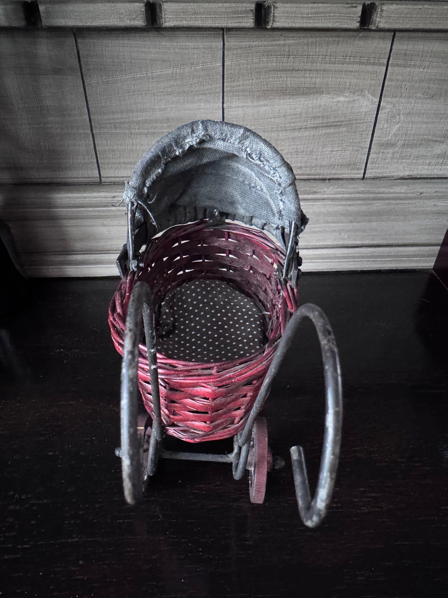Wicker Doll Stroller