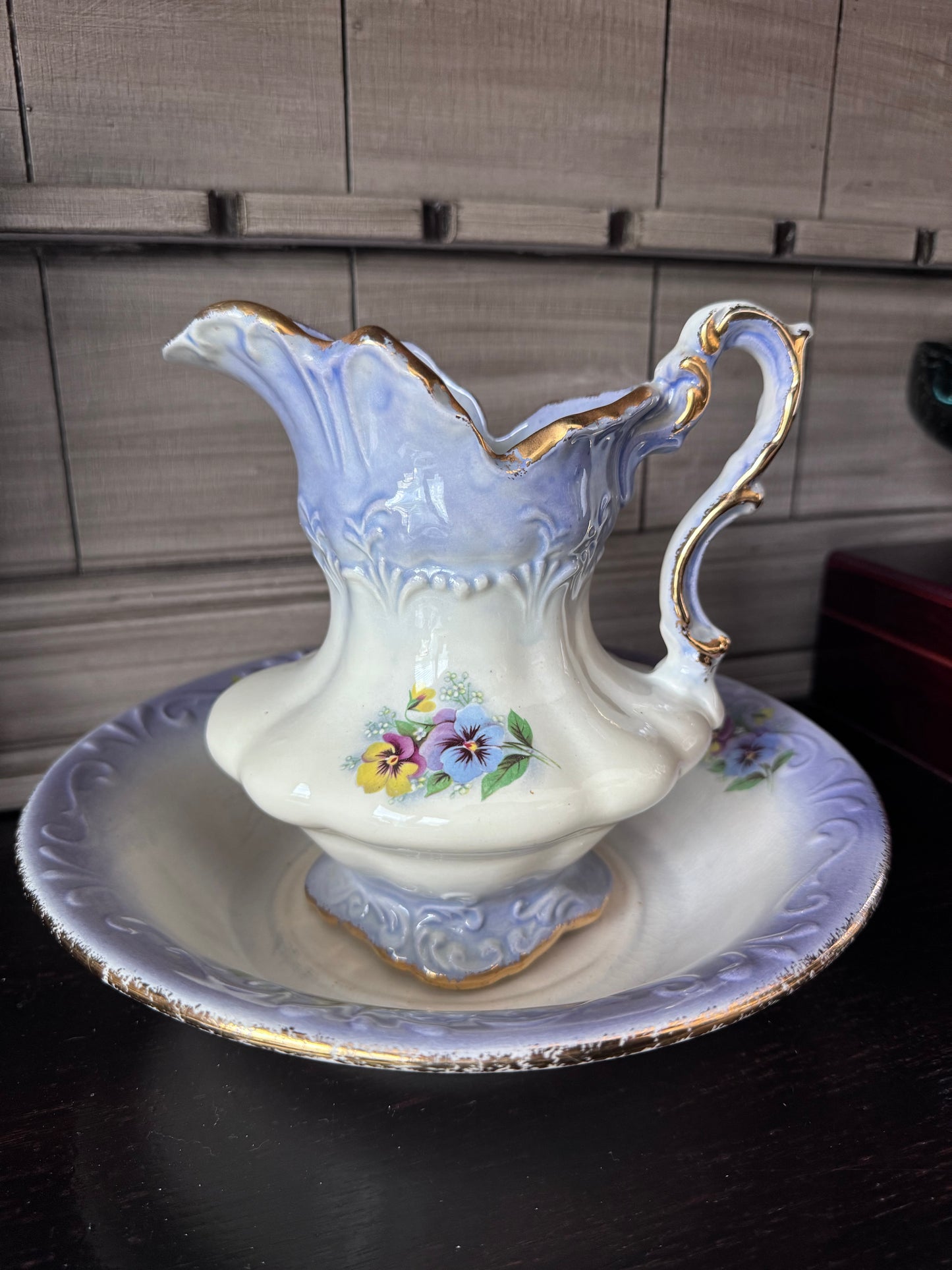 Wash Basin and Pitcher