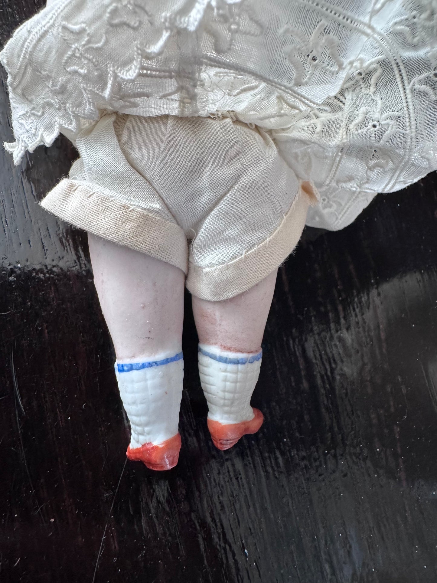 German Bisque Wrestler Body Doll