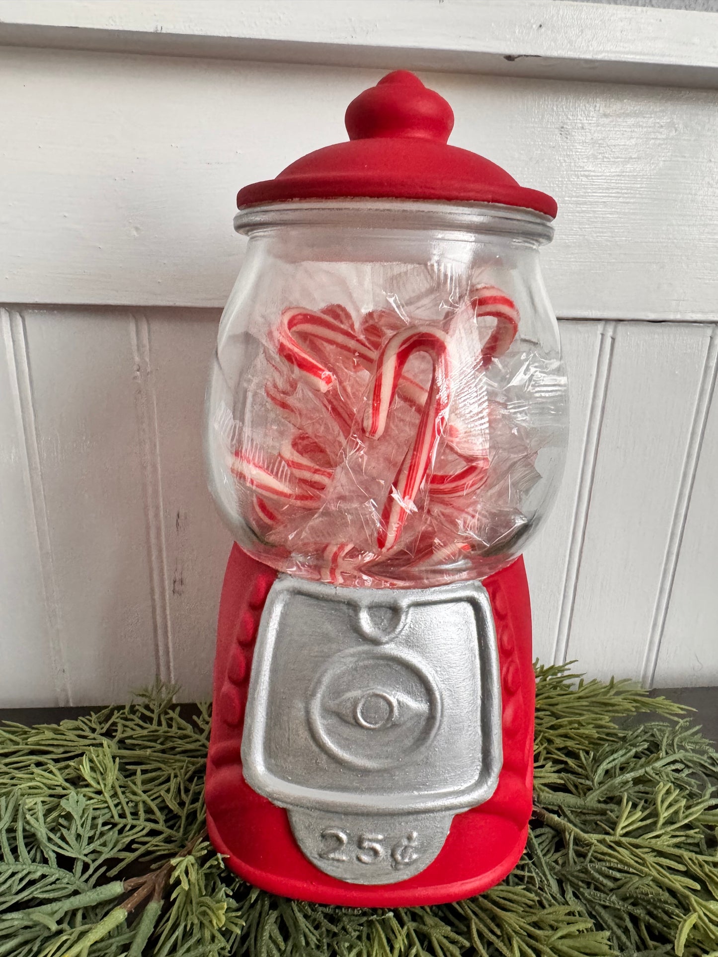 Ceramic and Glass Gum Ball Machine