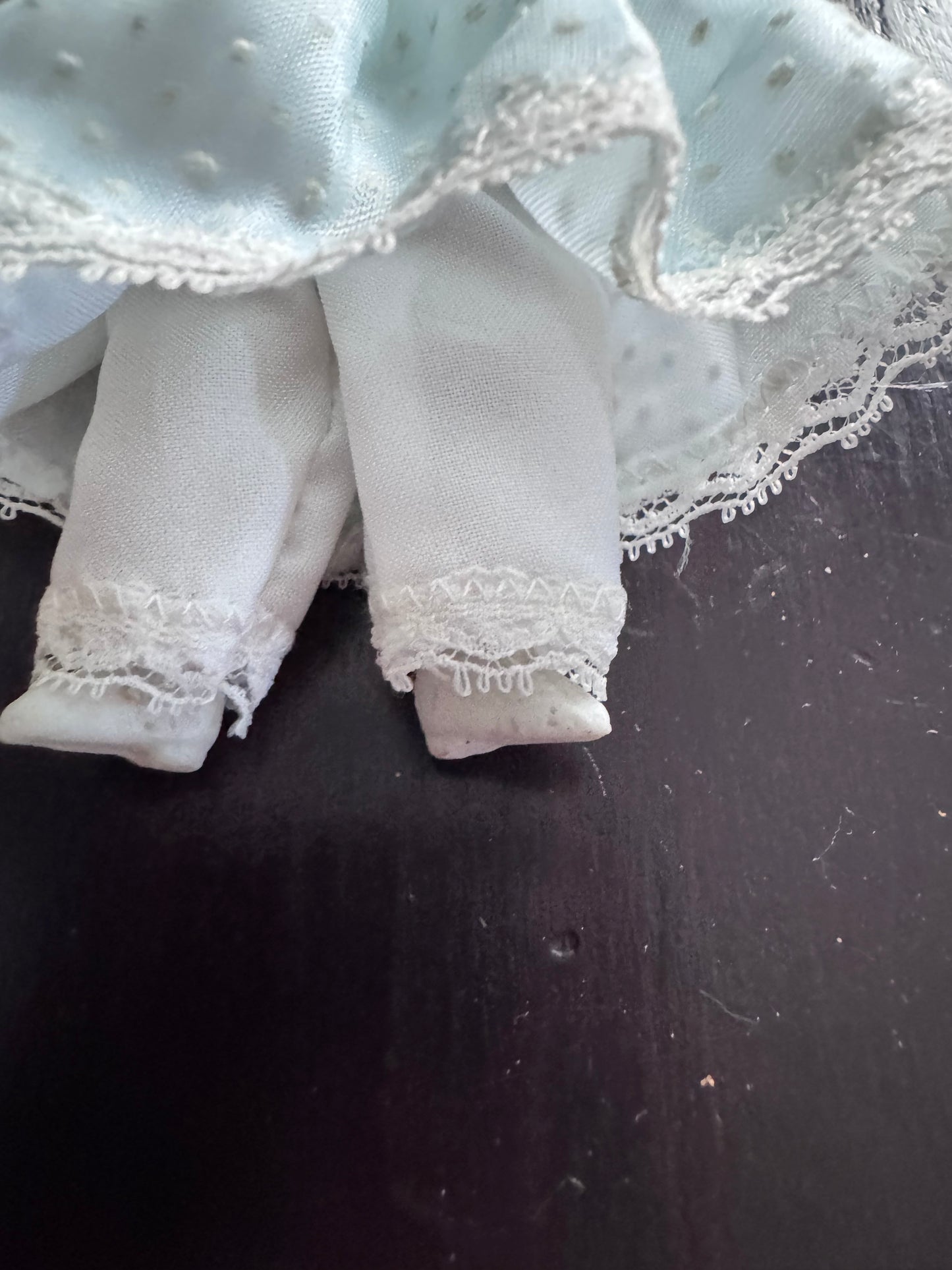 Miniature Bisque Doll w/ Fabric Body