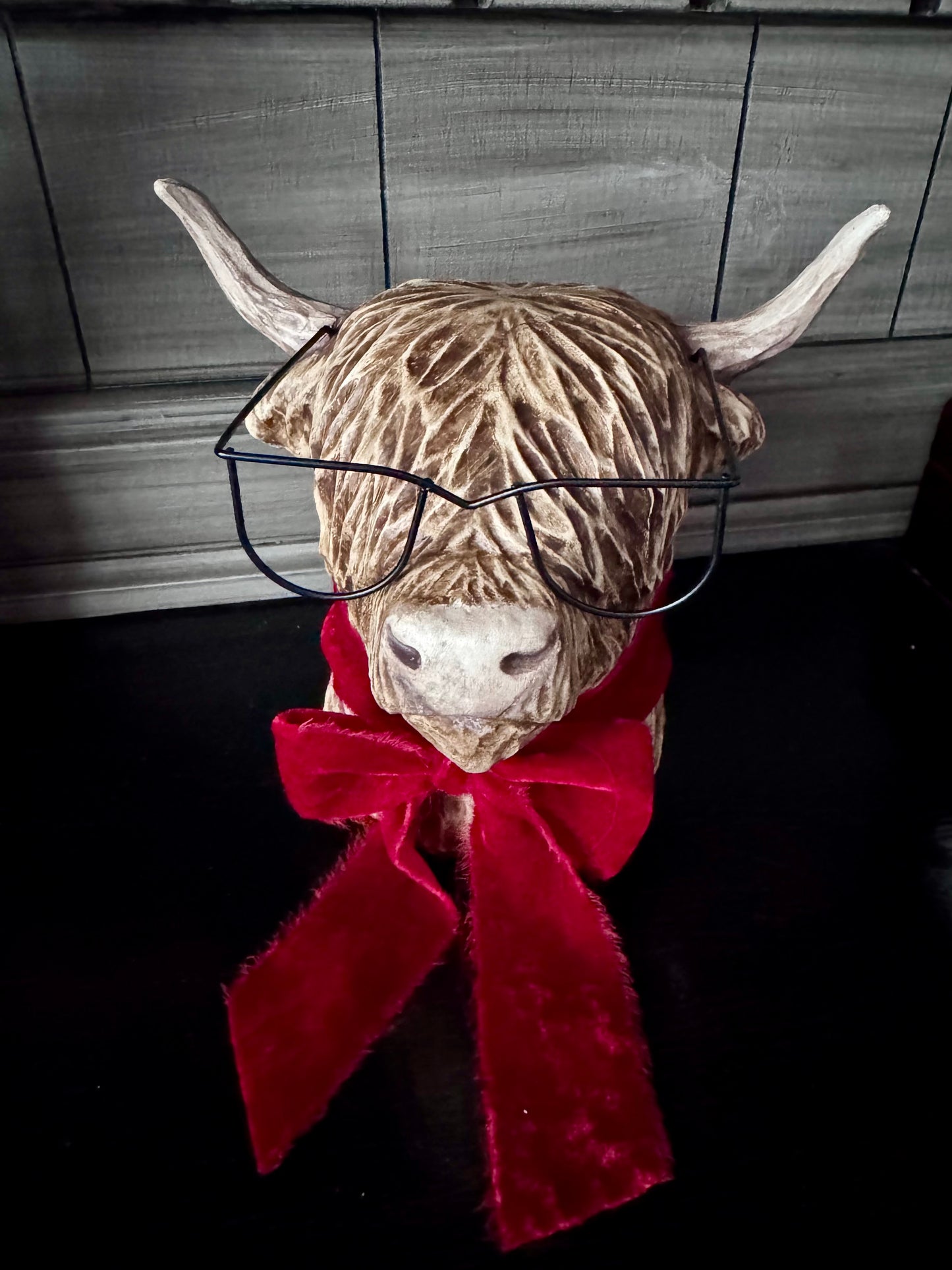 Reindeer and Highland Cow