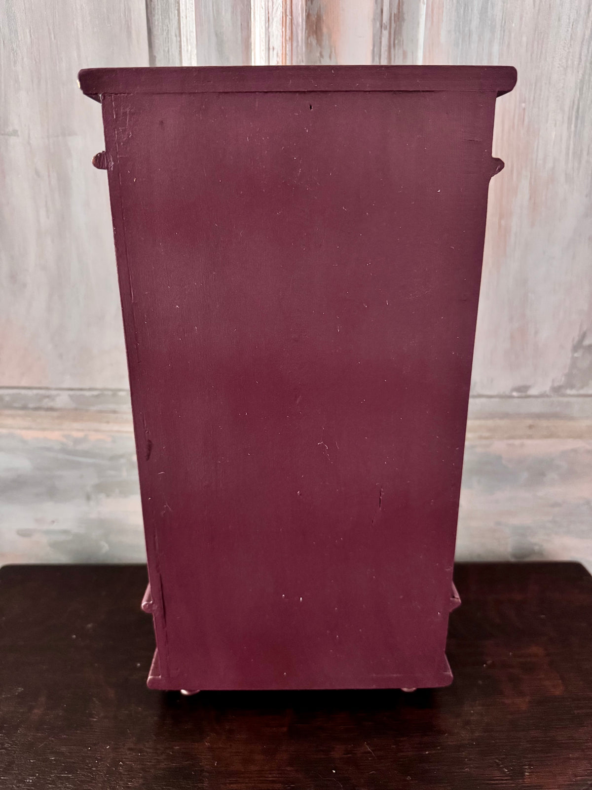 Dark Floral Keepsake Cabinet