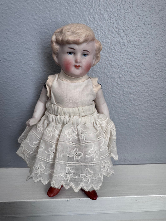 German Bisque Wrestler Body Doll