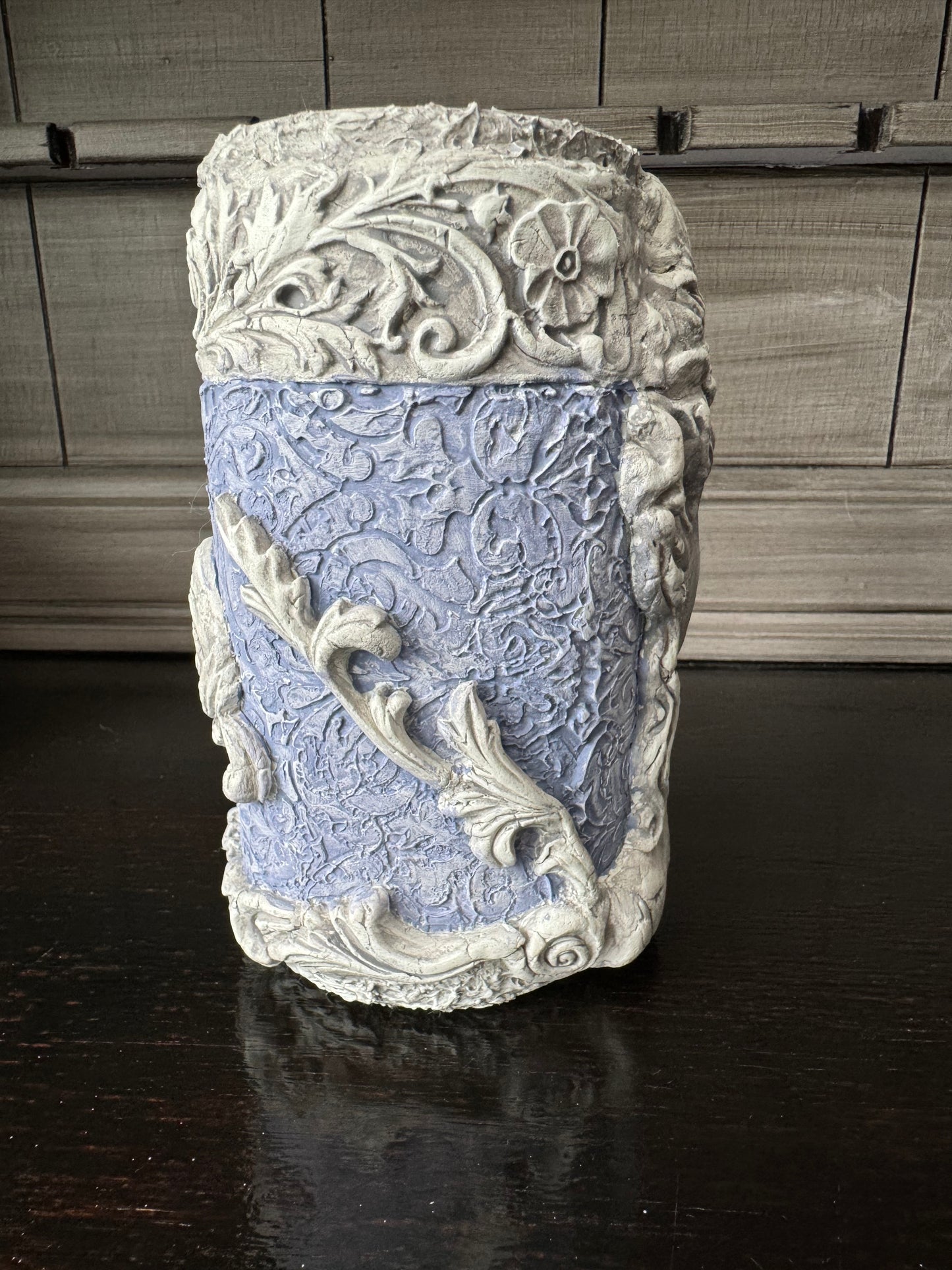 Hand Painted Glass Vase