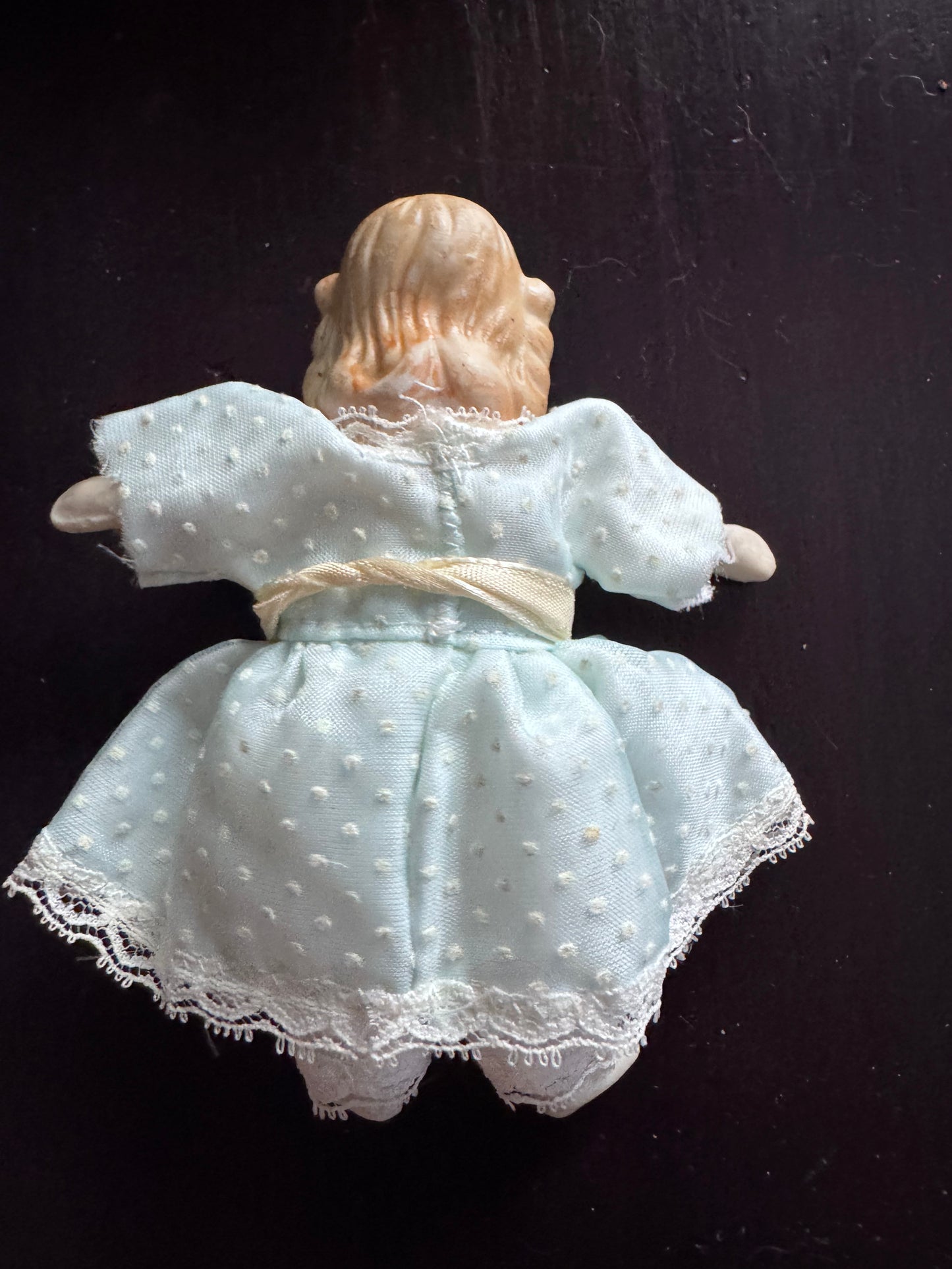 Miniature Bisque Doll w/ Fabric Body