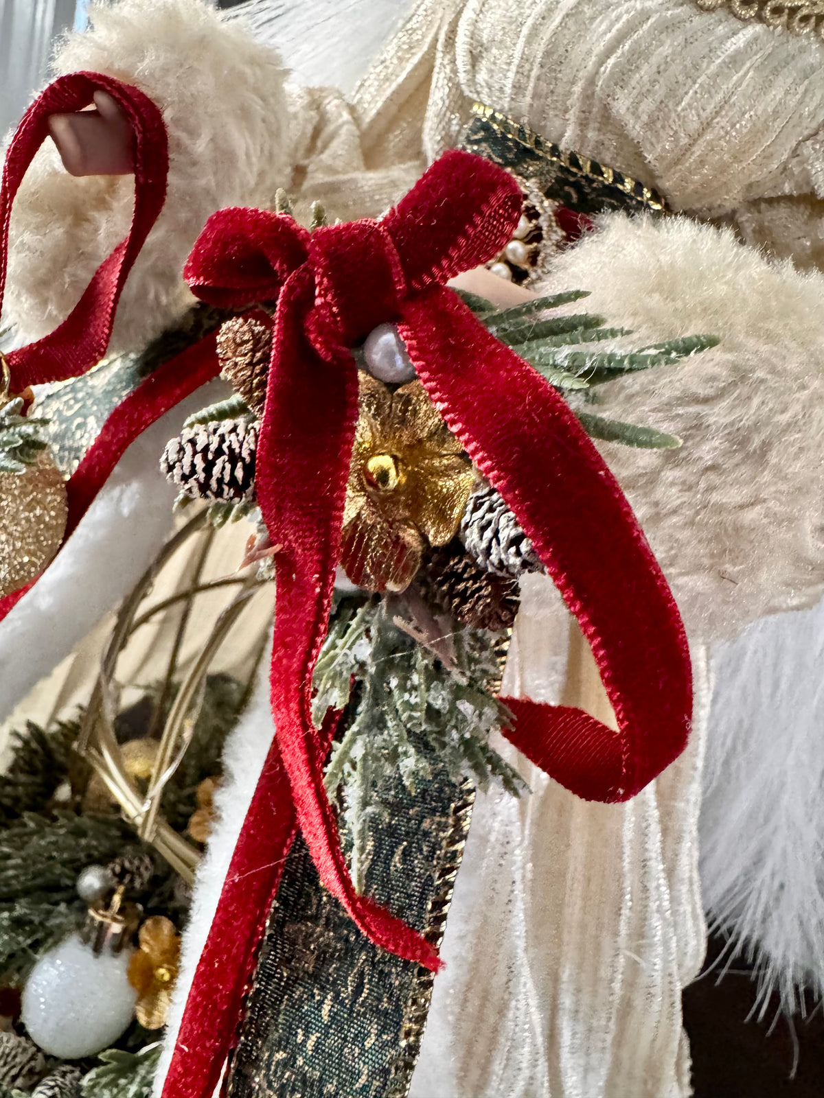 Illuminated Christmas Angel with Hidden Winter Wonderland | One-of-a-Kind Holiday Decor