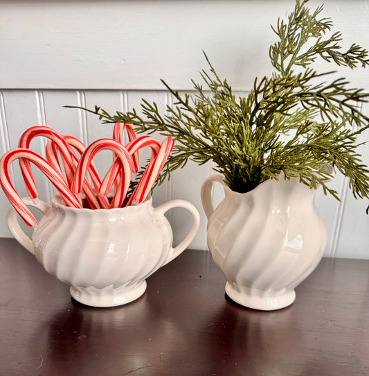 White Sugar and Creamer