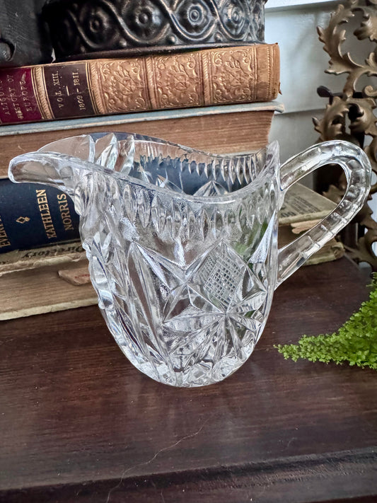 Cut Glass Creamer