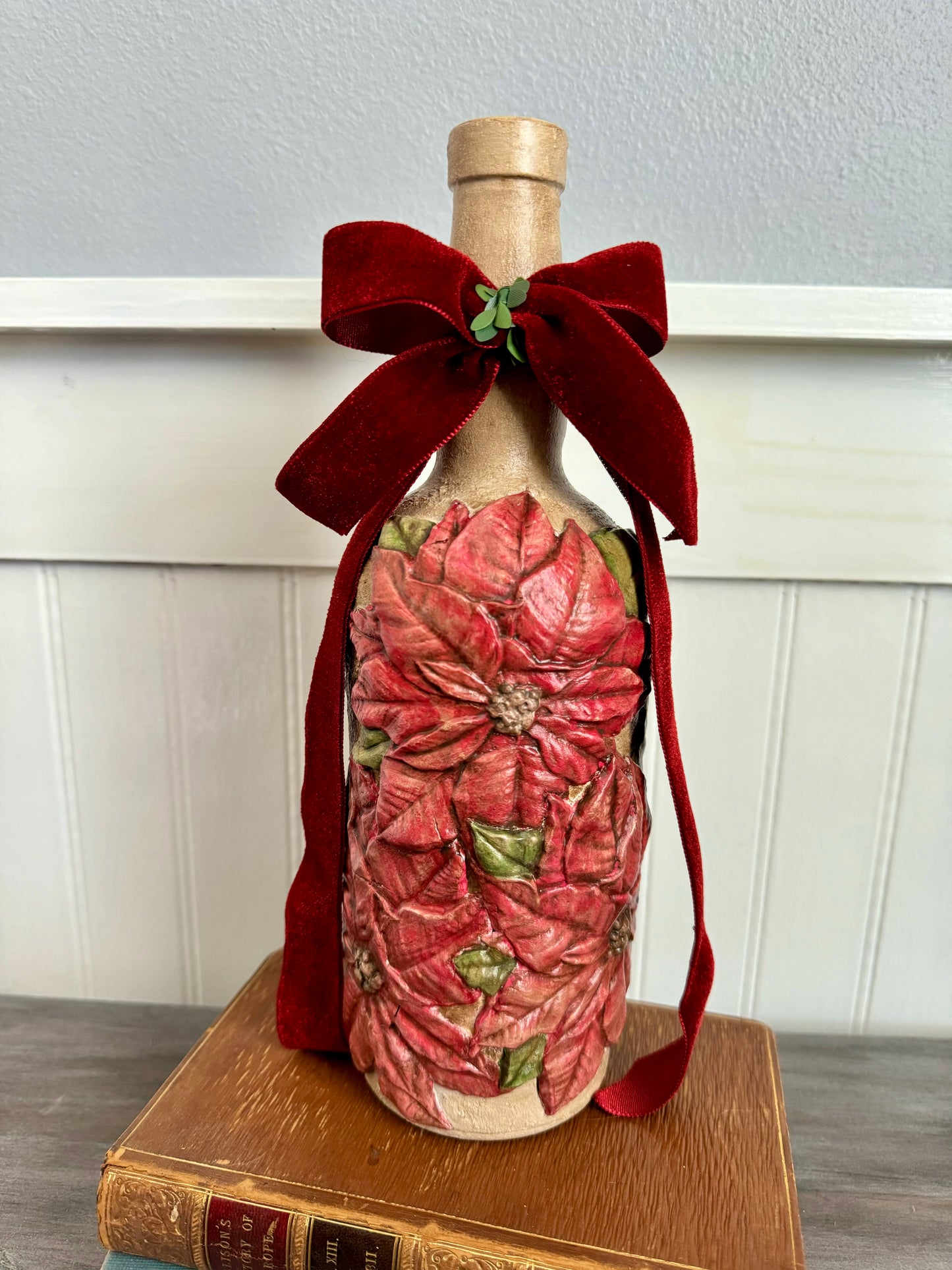 Christmas Bottle Vases