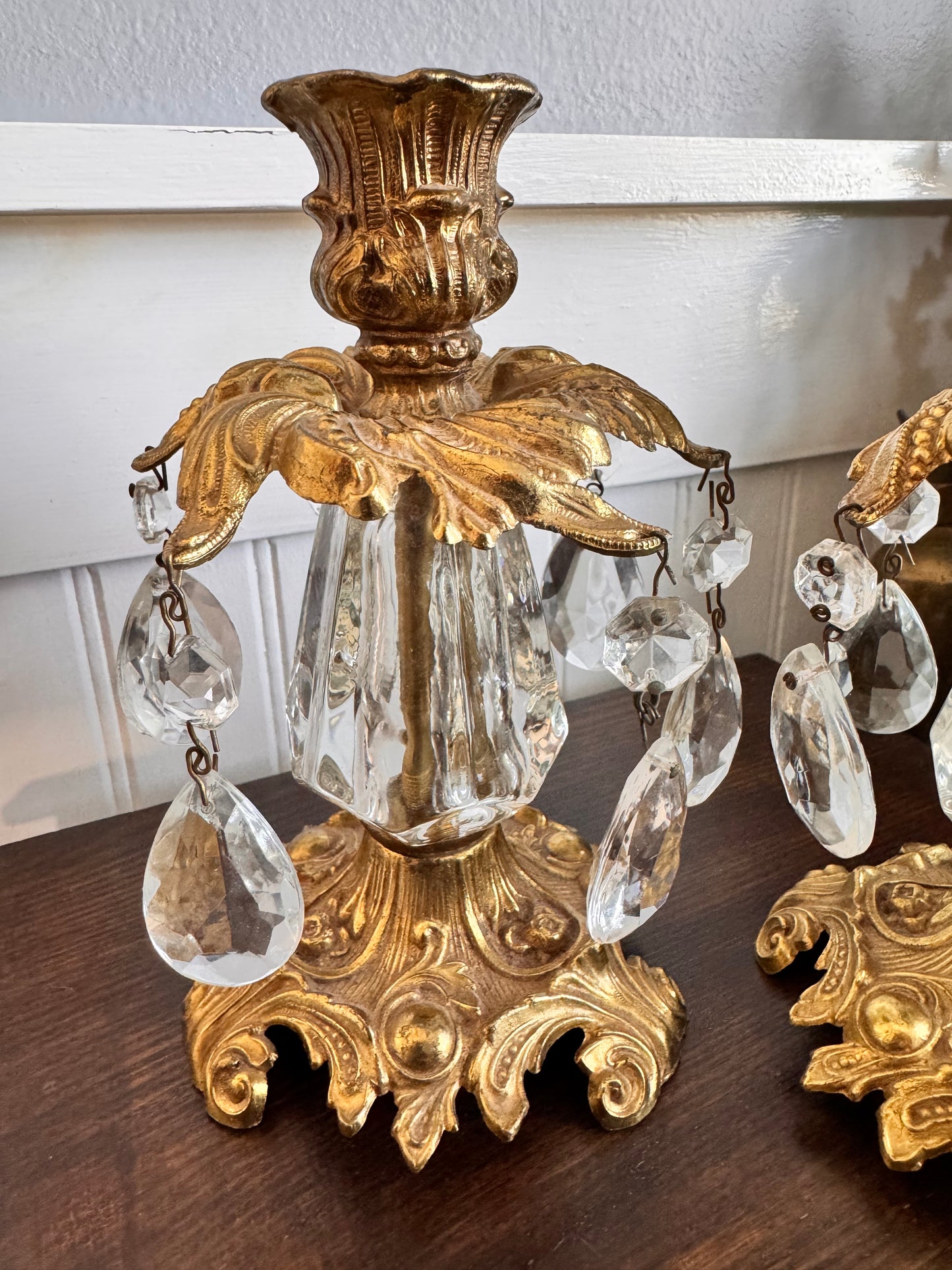 Loevsky & Loevsky Crystal Candle Sticks