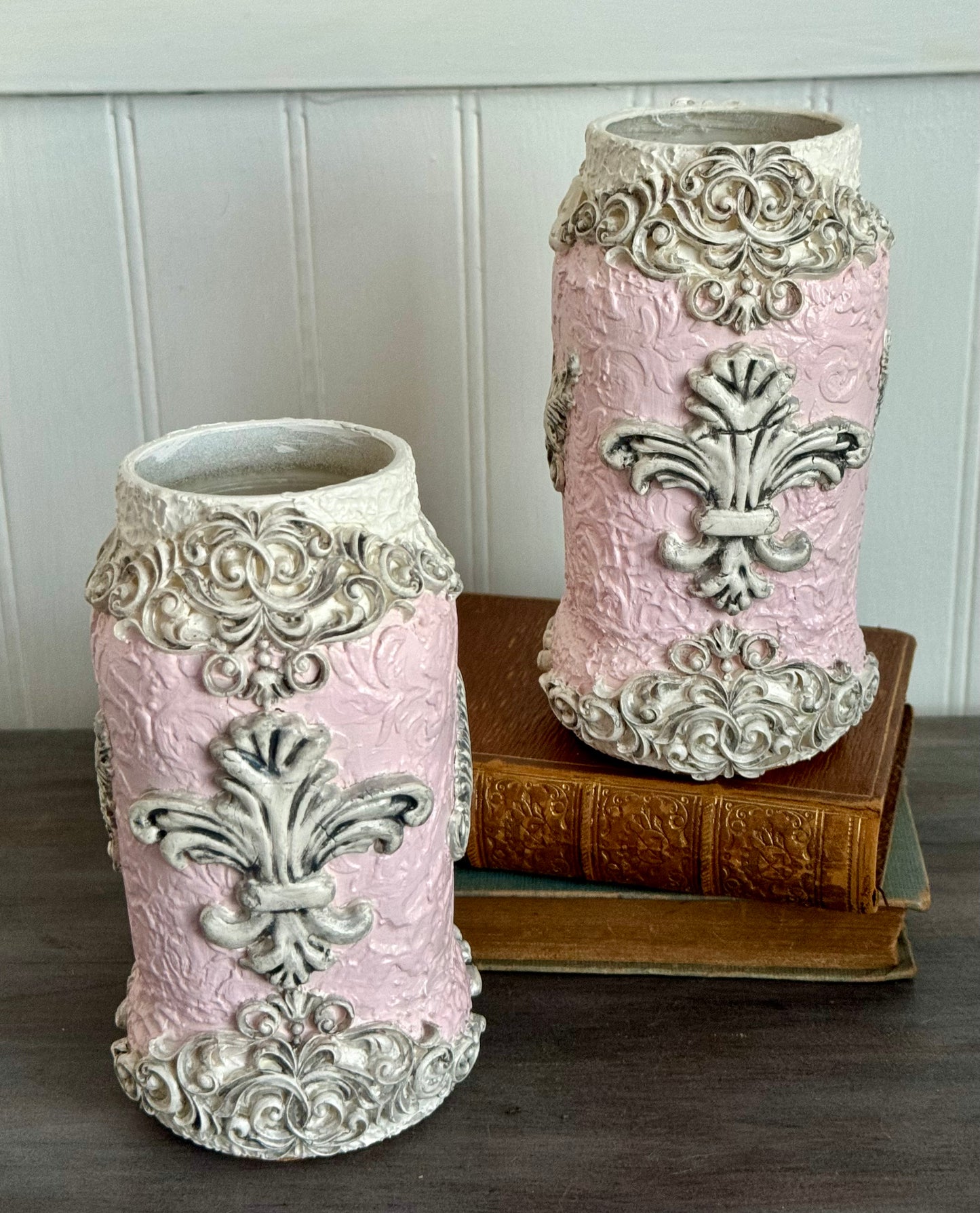 Hand Painted Glass Vase