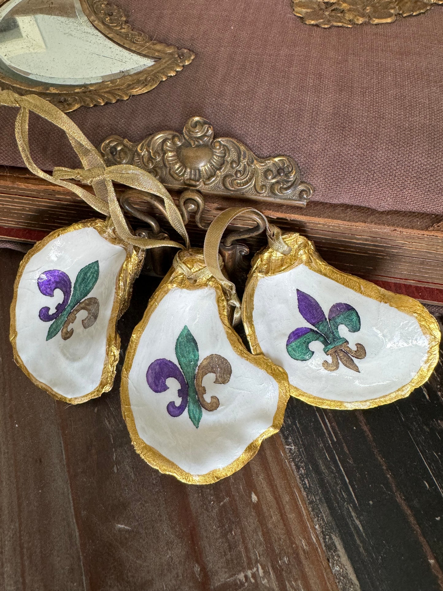 Fleur de Lis Mardi Gras Ornament