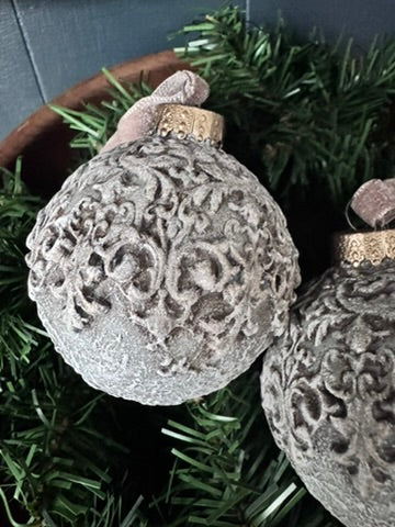 Old World Handmade Glass Christmas Ornament
