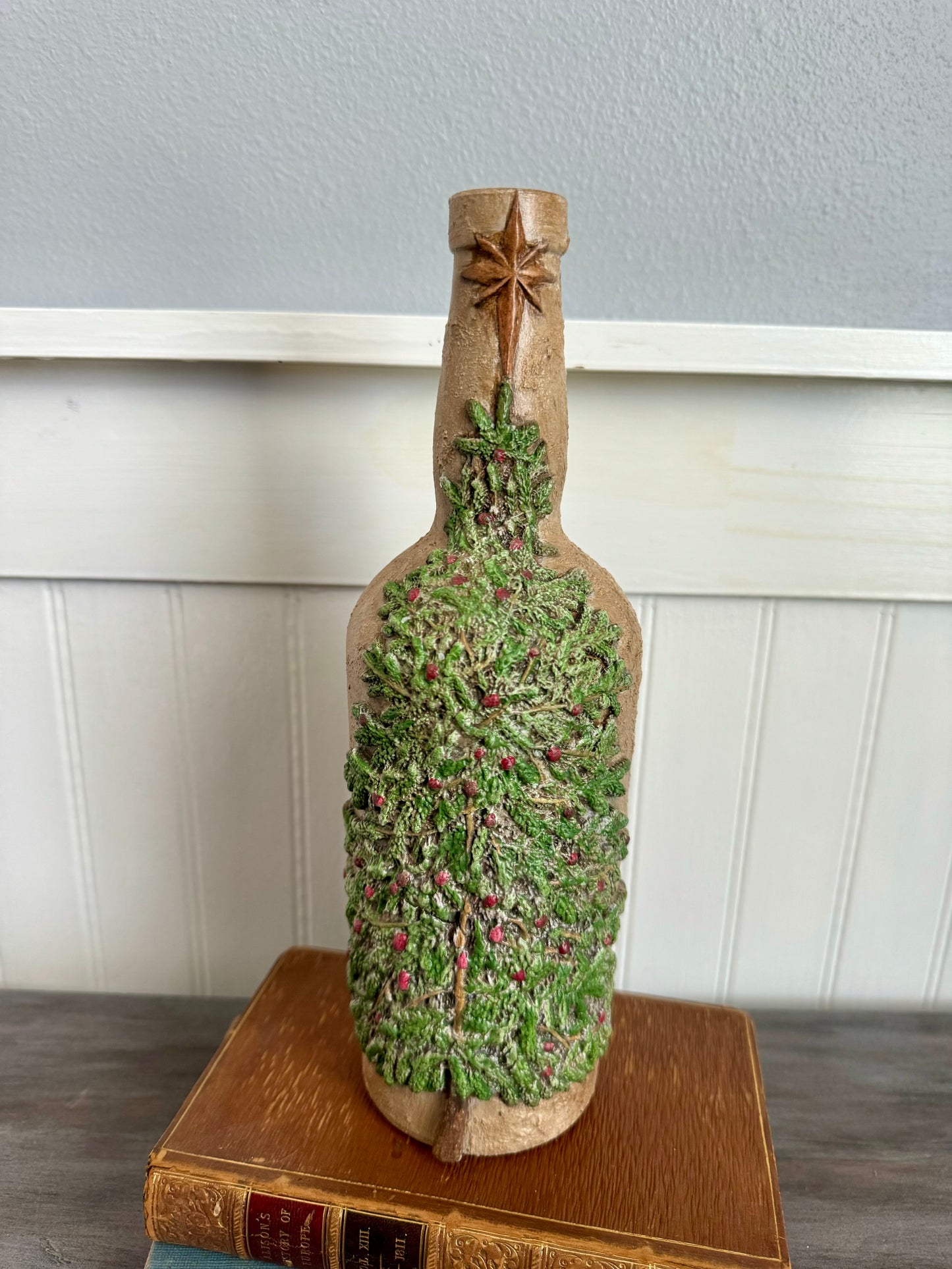 Christmas Bottle Vases