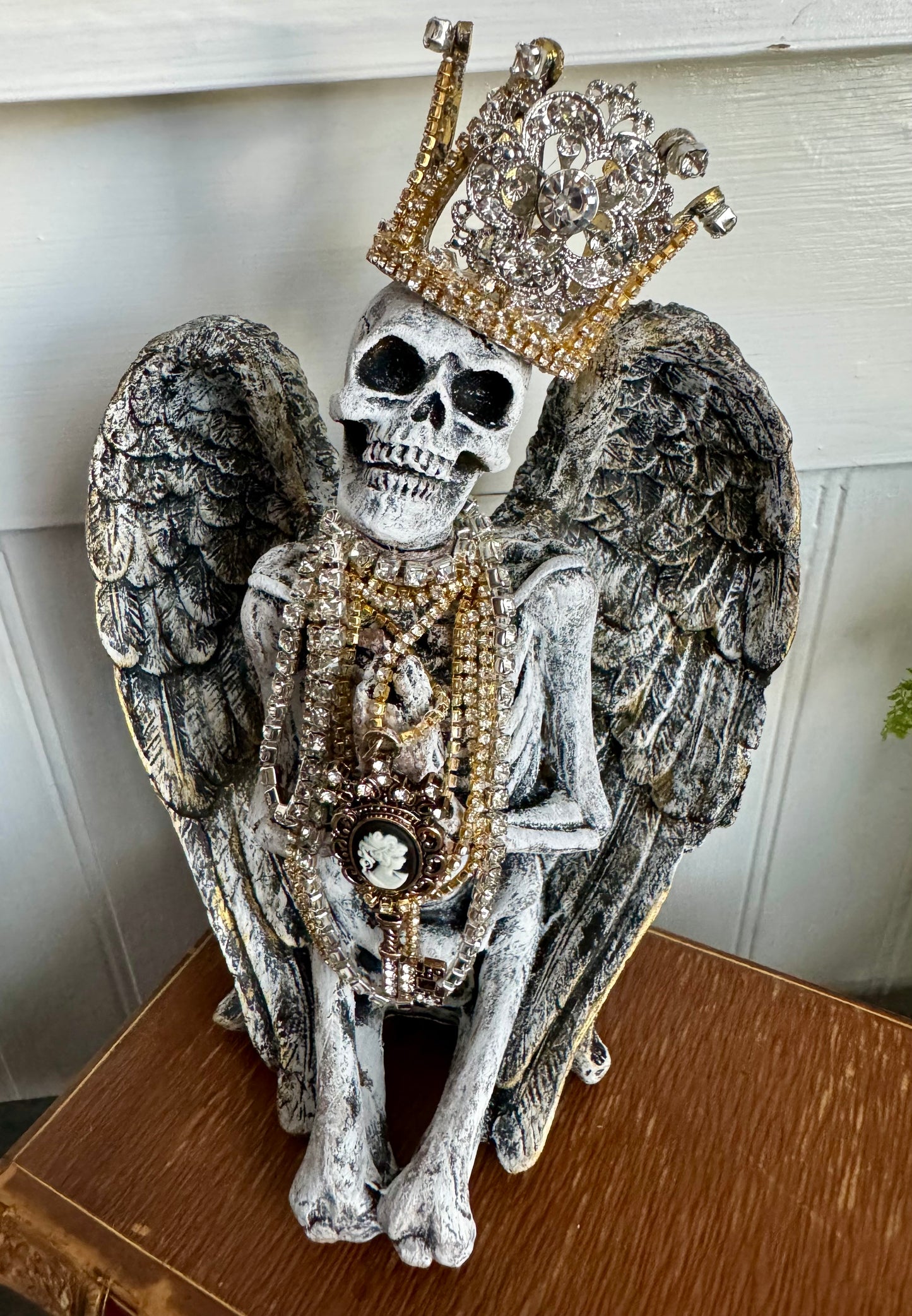 Praying Skelton Angel