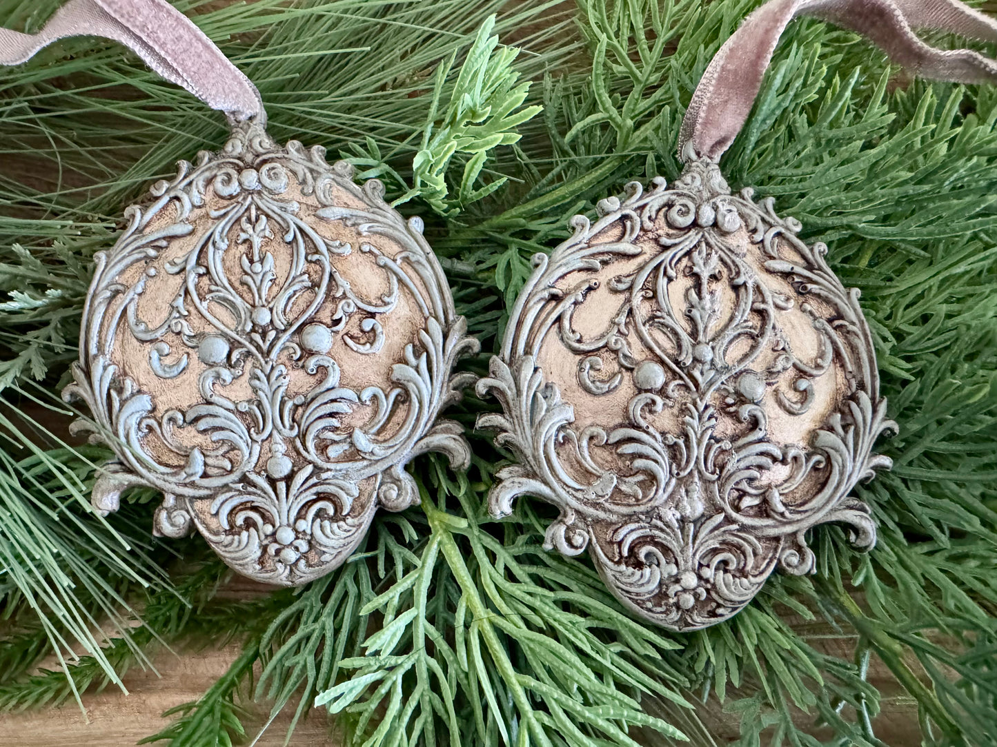 French Style Christmas Ornaments (5 color options available)