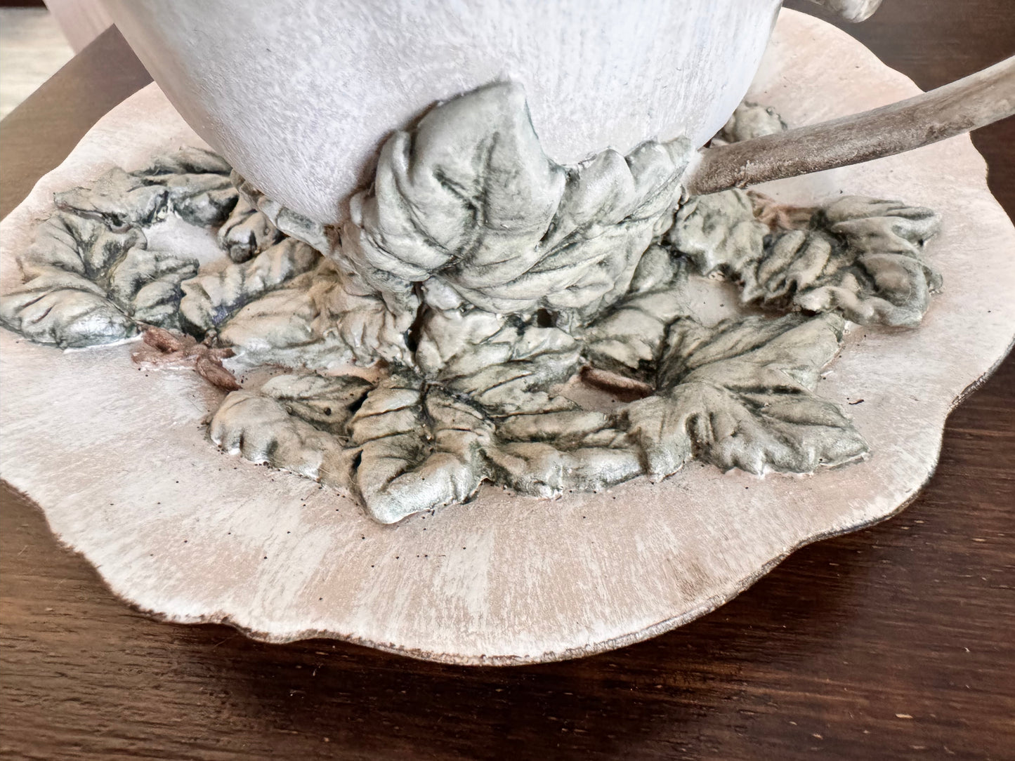 Repurposed Tea Cup and Saucer