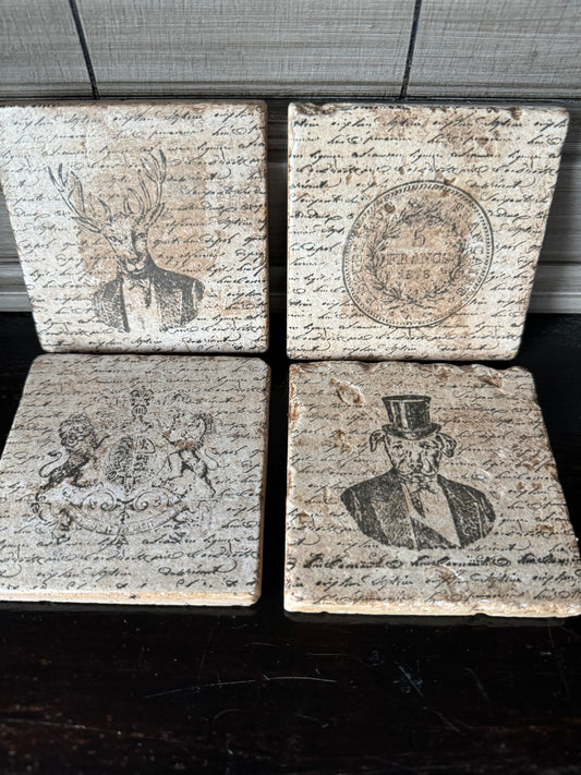 Travertine Coasters