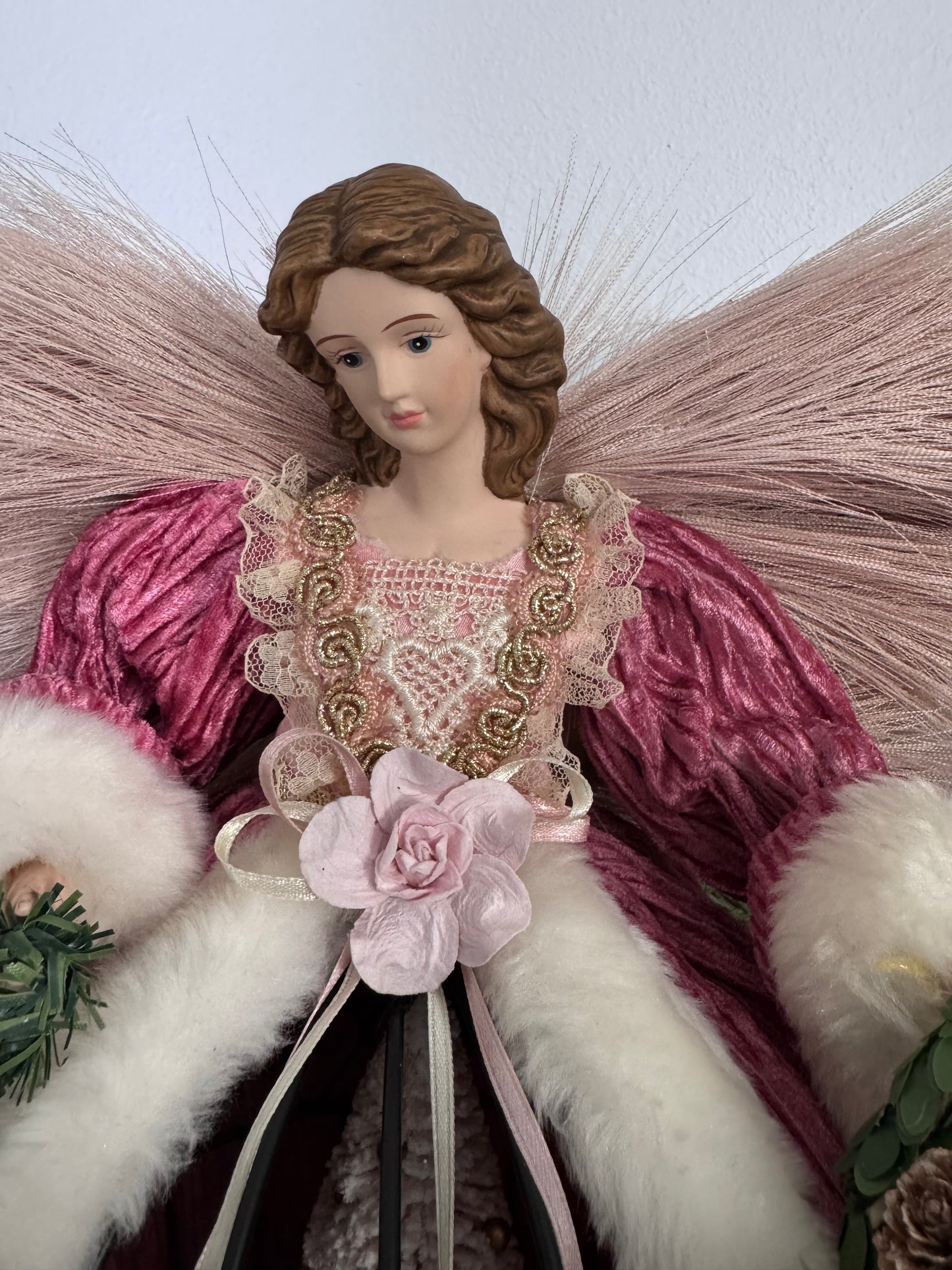 Angel with Christmas Scene