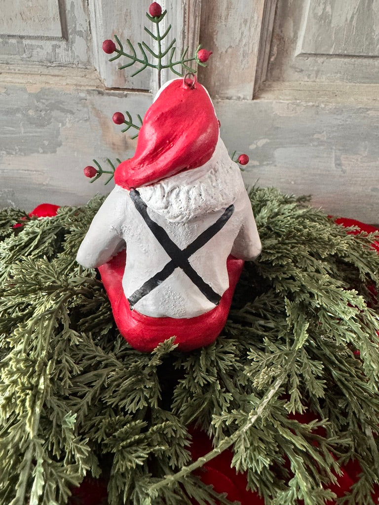 Hand-Refinished Santa Sitter