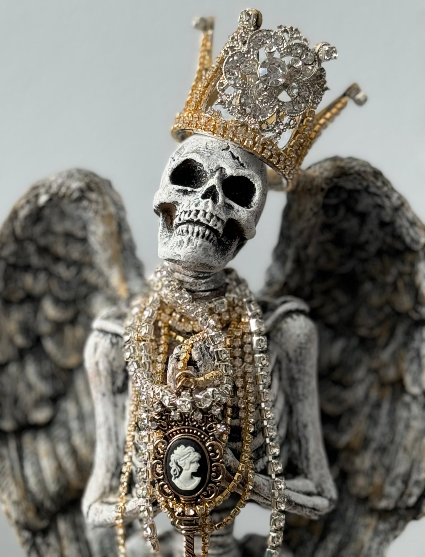 Praying Skelton Angel