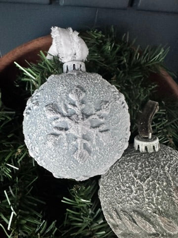 Hand Painted Vintage-Style Christmas Ornaments