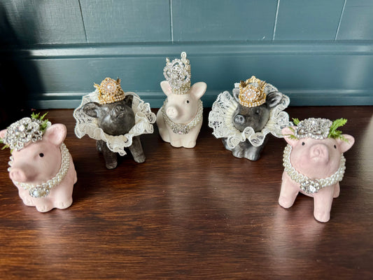 Pigs with Crowns and Hats