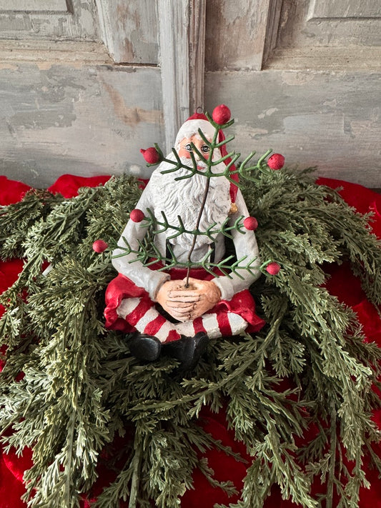Hand-Refinished Santa Sitter