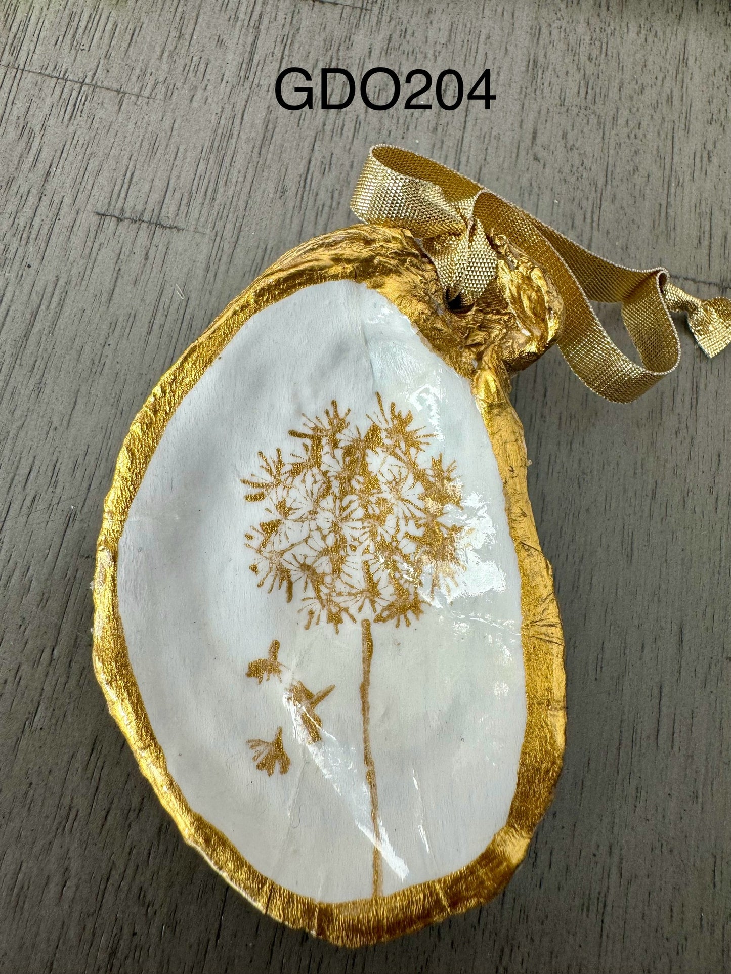 Dandelion Ornament - Gold