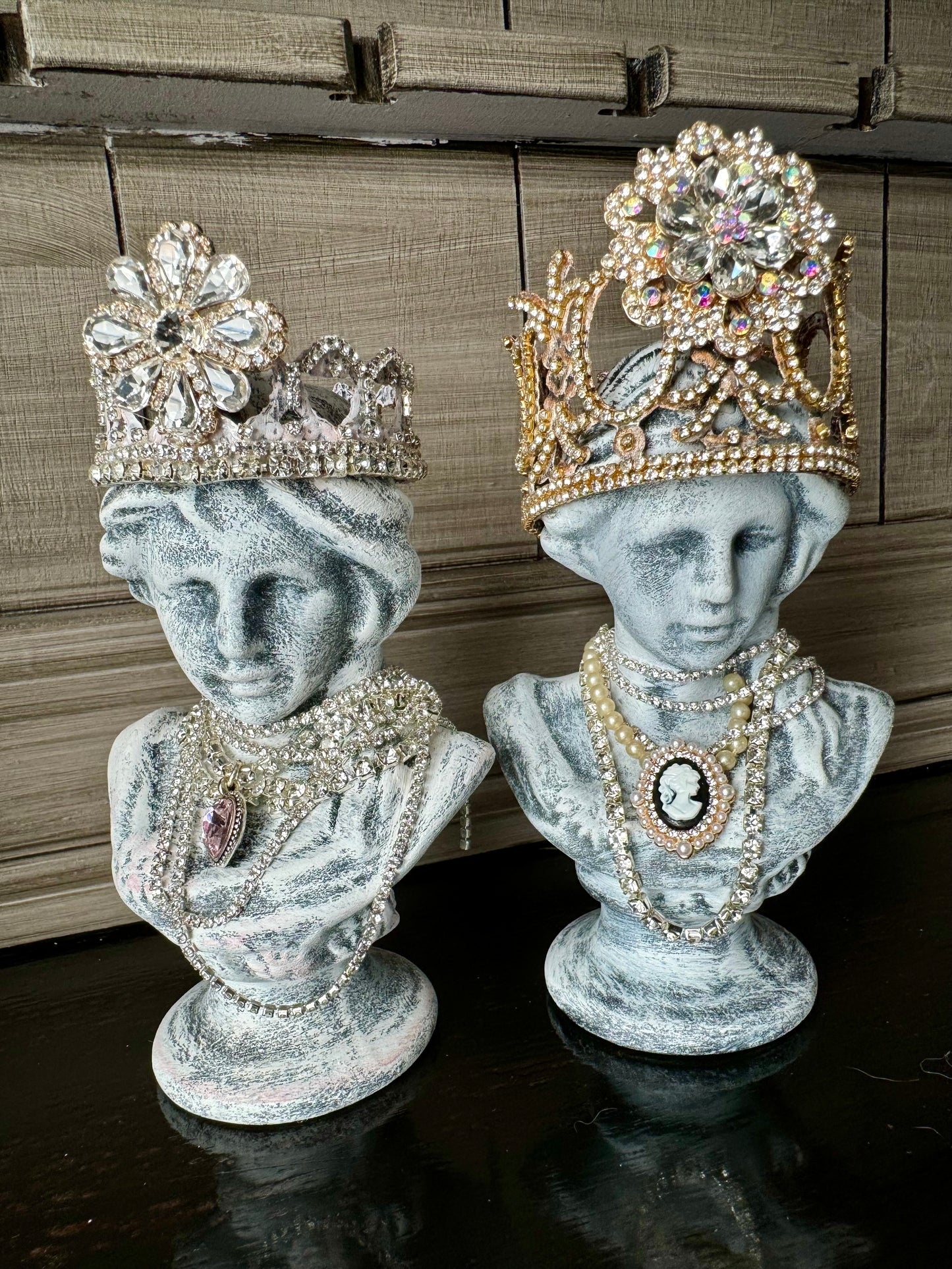 Bust Statue with Crown