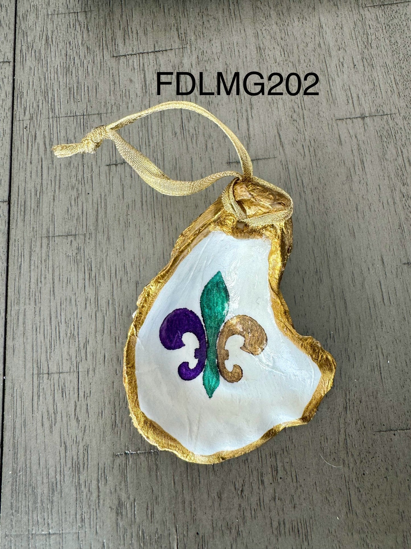 Fleur de Lis Mardi Gras Ornament