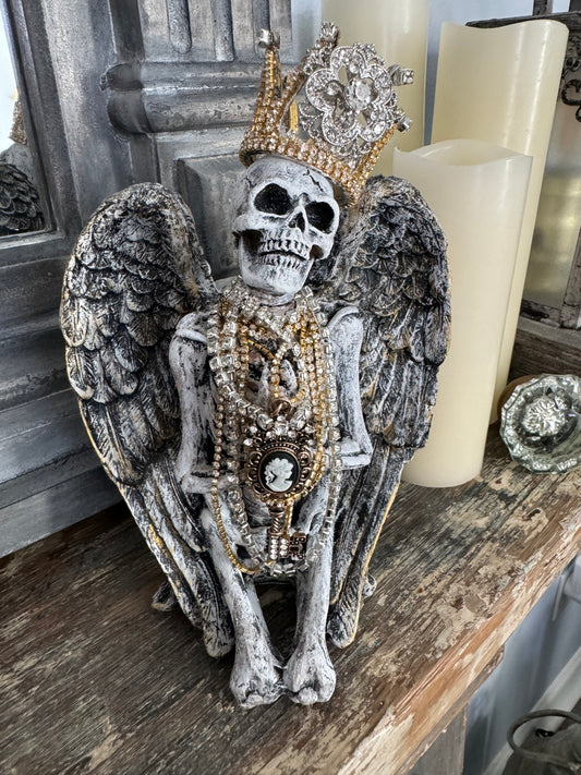 Praying Skelton Angel