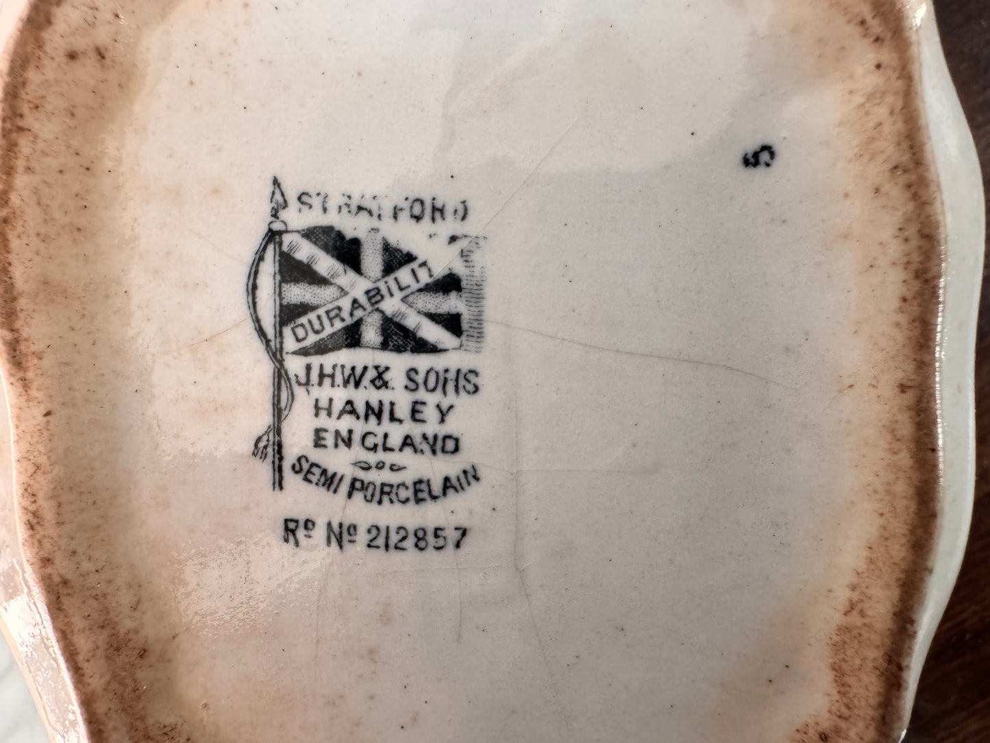 JH Wetherby & Sons Sugar Bowl & Creamer Set