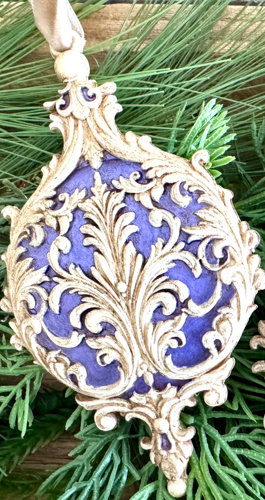 French Style Christmas Ornaments (5 color options available)
