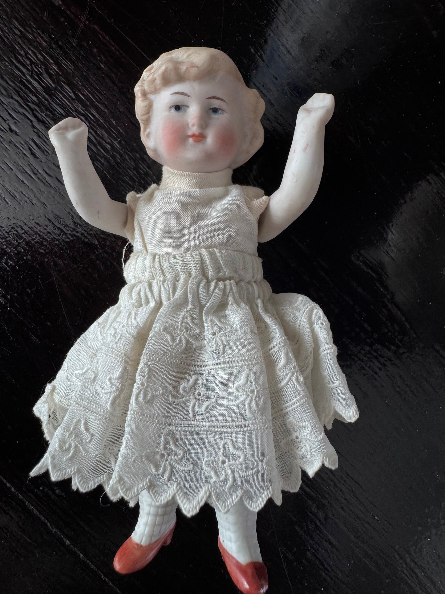 German Bisque Wrestler Body Doll