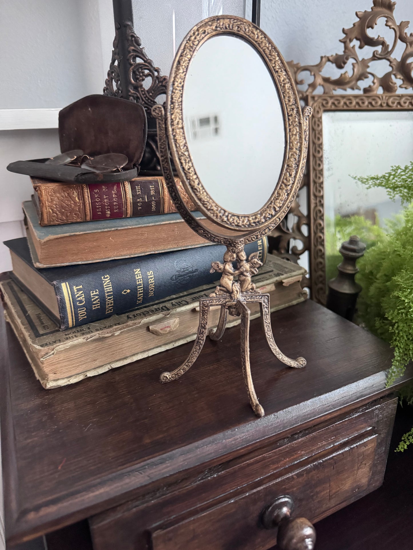 Small Vintage Vanity Mirror